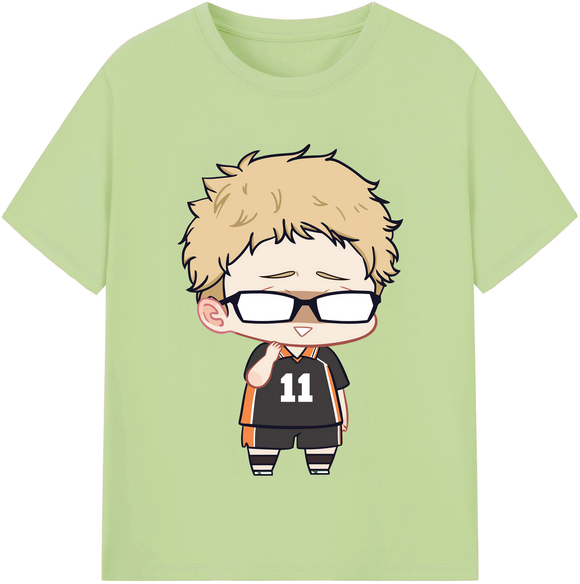 （画像用） ハイキュー!! Haikyu!! 綿100％半袖Tシャツ（フロントプリント）